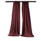 Pack of 2 Polyester Poplin Backdrop Drapes 96 x 58 Inch Semi-Opaque Event Panels
